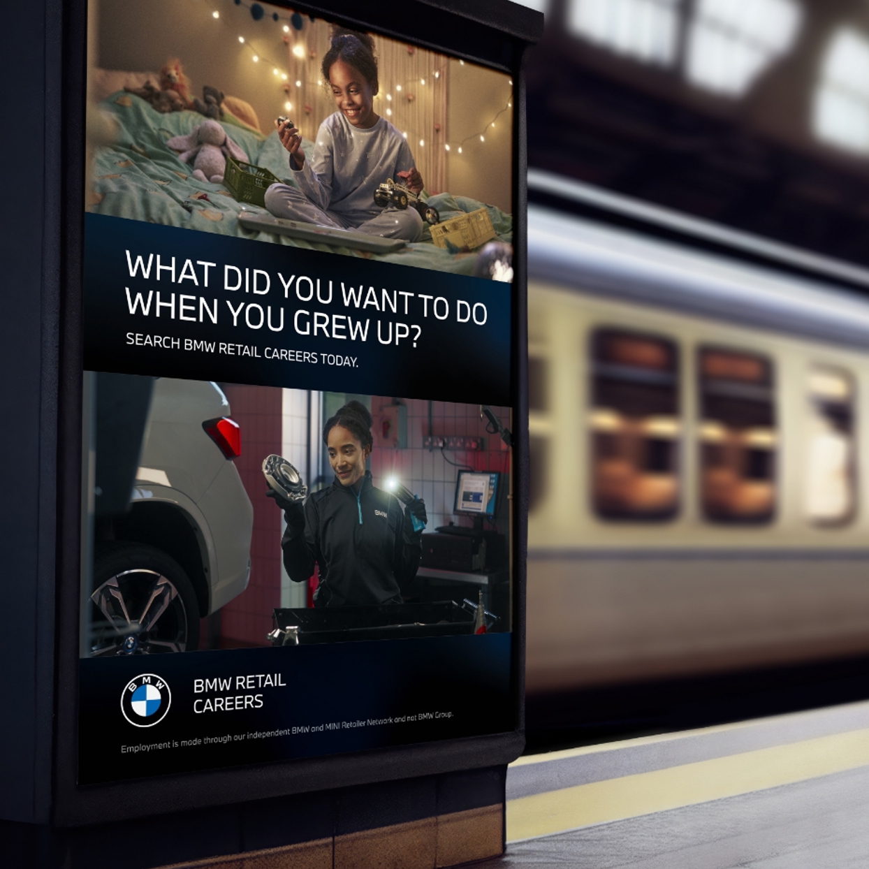 Train Poster Bmw